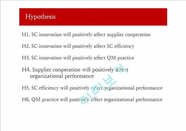 Supply Chain Innovation and Organizational Performance in the HealthCare Industry   (10 )
